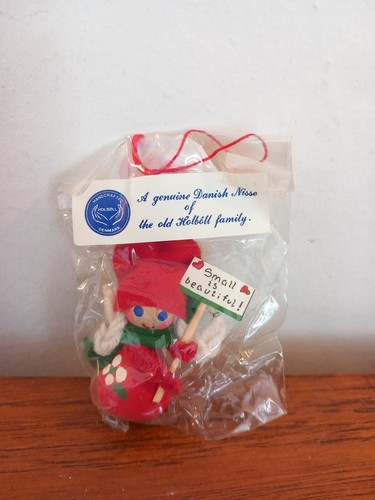 Vintage danish holboll - danish, tomte