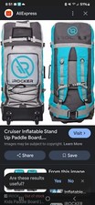 iRocker Inflatable WAKEBOARD BAG ONLY. Great For Packpacking Wheeled