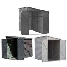 Metal Garden Storage Shed, Galvanized Metal Garden Shed, Strong Reinforced Roof