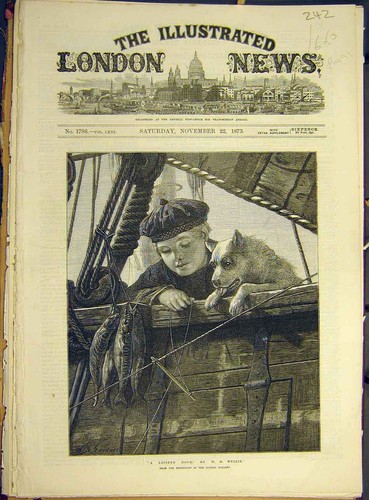 Original old antique - old, print
