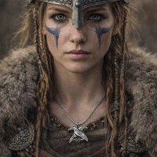 Odin's Ravens Pendant Necklace