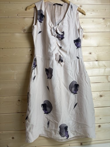 Zara 100 silk print - print, dress