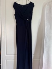 ralph lauren maxi dress navy