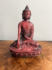 Buddha Yoga Sitting Meditation Statue with Base Meditating Idol Gift