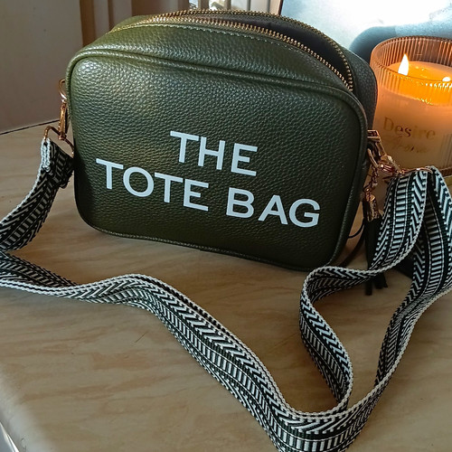The tote bag green crossbody - tote,