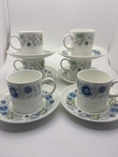 6 x Wedgwood Clementine Coffee