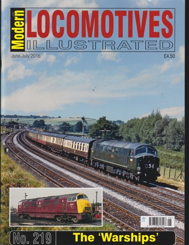 Modern locomotives illustrated - modern,