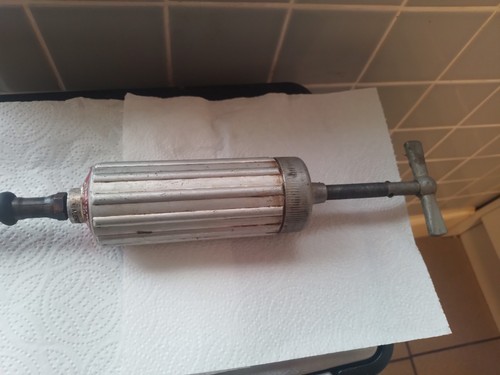 Vintage grease gun - grease,