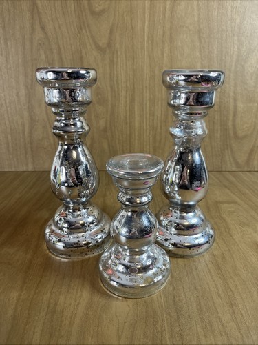 Set silver mercury - 3, glass