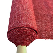 Upholstery Fabric Red Weave Fire Retardant Sofas Throws Cushions Soft Furnishing