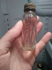 Aspirin vintage 1940 bottle Bayer pill embossed Large bottle 3.5" vintage