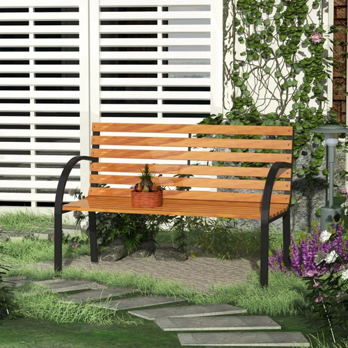 Wooden garden bench park chair - garden,