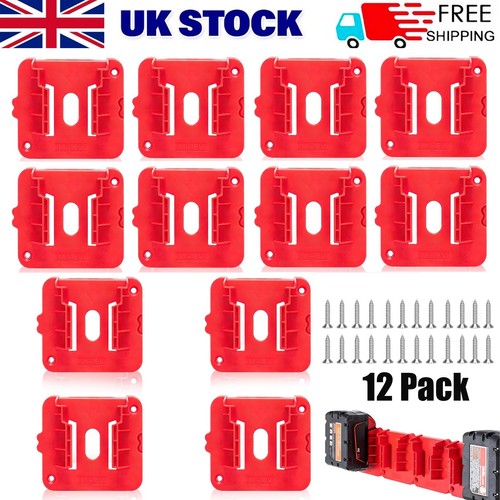 12pack red battery mounts - 12pack,