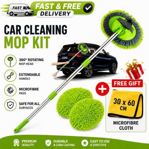 Extendable car wash brush - car,