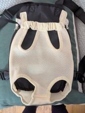 Front Facing Hands Free Pouch Type Dog Carrier. Confort Padded Straps,Size Med