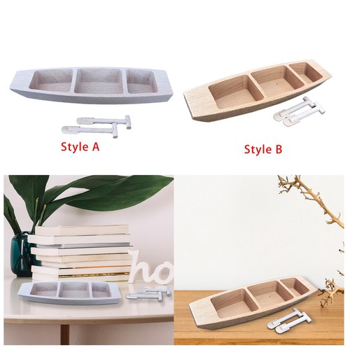 Wooden boat ornaments - wooden,