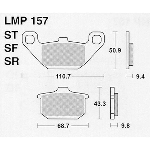 Athena motorcycle brake pads - athena,