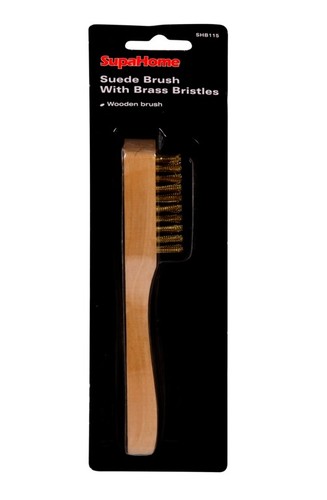 Supahome wooden handle suede - wooden,