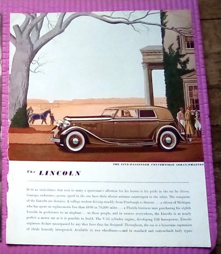 1934 lincoln passenger - 5,