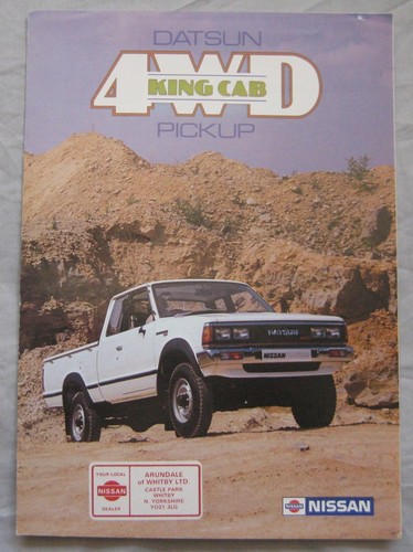 1983 datsun 4wd king cab - 1983,