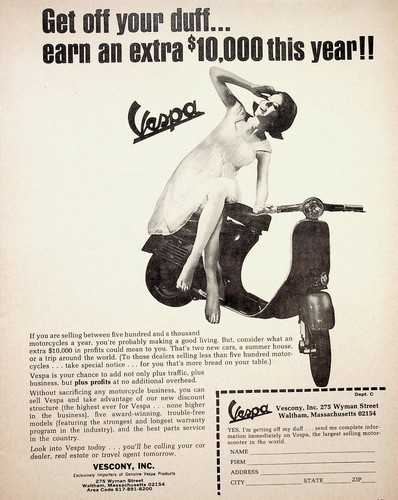 1966 vespa scooter vintage - scooter,