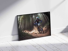 MOTOCROSS MOTORBIKE RIDER POSTER ART JUMP DIRT BIKE SPORT RACING ART A2 A1 SIZE