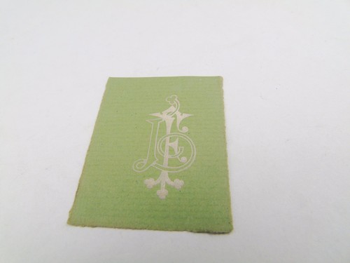 Antique initials embossed - initials,