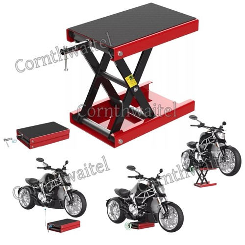 Motorcycle center scissor lift - motorcycle,