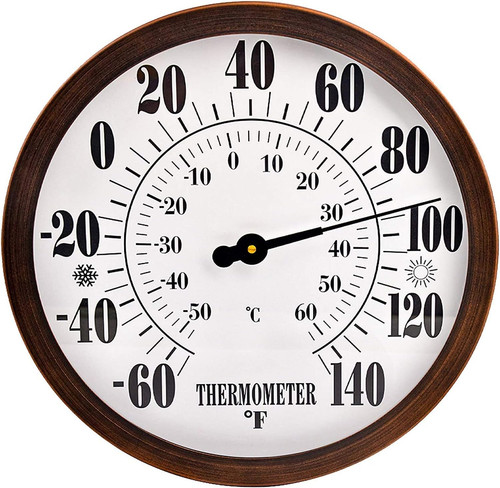 Indoor outdoor thermometer - 12",