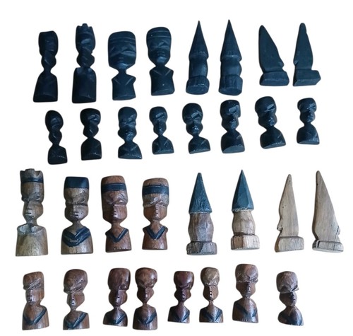 Vintage african hand carved - vintage,
