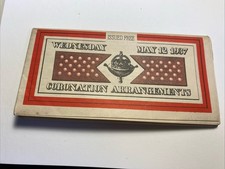 1937 Coronation Arrangements