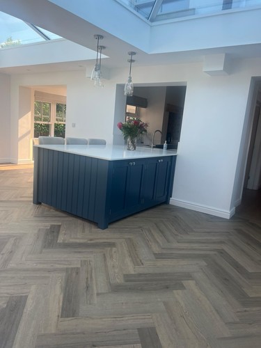 Kitchen island breakfast bar - kitchen,
