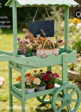 Wooden Plant Trolley Cart