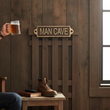 Humor Wall Sign Man Cave Door