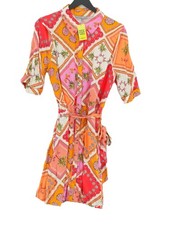 Oliver Bonas Shirt Midi Dress UK12 in Multi