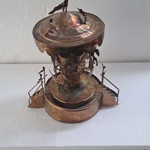 Vtg copper merry round - copper, go