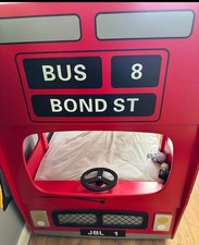 Julian Bowen Double Decker London Bus Bunk Bed Red