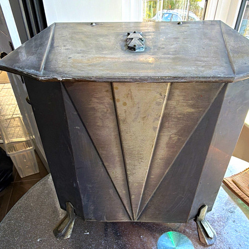 Art deco indoor log coal - deco, log/coal