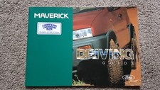 FORD MAVERICK DRIVING GUIDE SALES BROCHURE 1993