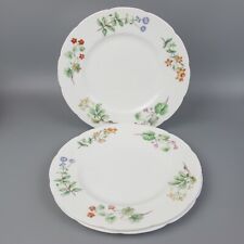Minton Dinner Plates "Meadow" x 3. Vintage bone china. Floral. 10.75"