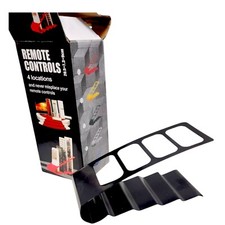Remote Control Holder Stand 4 Slot Organizer Rack for TV DVD AC Remotes