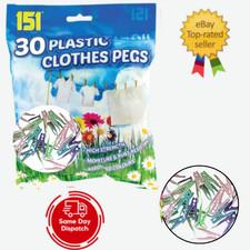 30x Clothes Pegs Line Washing