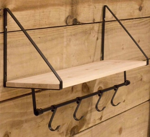 75cm long wall shelf - wall, with