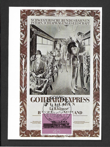 Postcard gotthard express - postcard,
