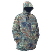 Original German Army Flecktarn Camouflage Parka with Liner- All Sizes- Surplus