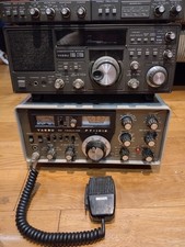 Vintage radio set Yaesu FRG-7700 + FT-101ES SSB and accessories