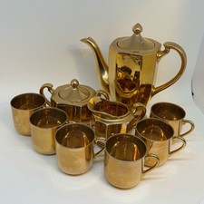 Vintage Japanese Gold China Coffee Set