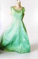 MARYON COUTURE 1950s SATIN &