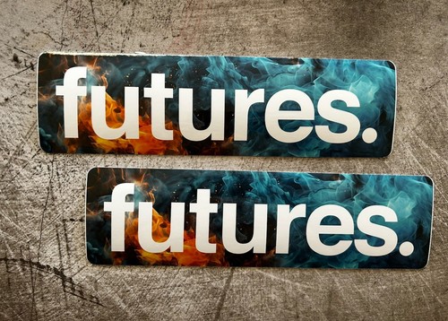 Futures stickers set rip - 9”,