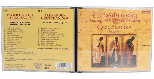 Tchaikovsky liturgy of st - of,